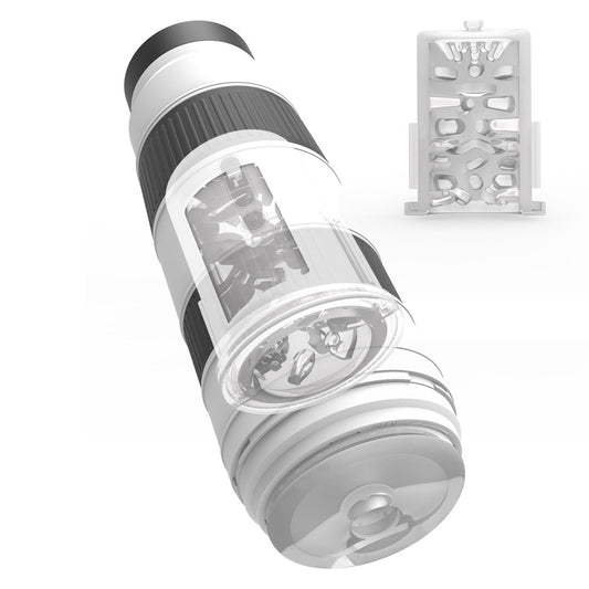 360° Rotating Telescopic Masturbation Cup for Ultimate Pleasure