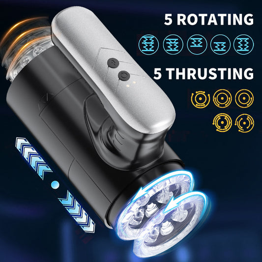 Advanced Thrusting & Rotating Stroker for Enhanced Pleasure