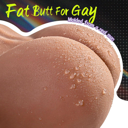 HeartCaptor Male Stroker for Him | Realistic 7LB TPE Anal Masturbator with Textured Channel for Solo Play