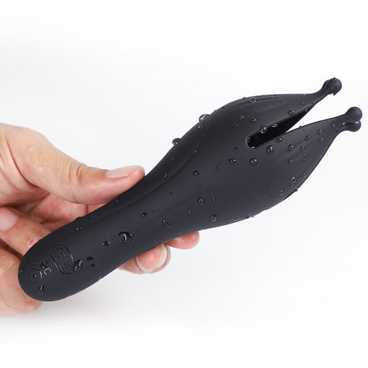 Silicone Electric Glans Masturbator with USB Charging