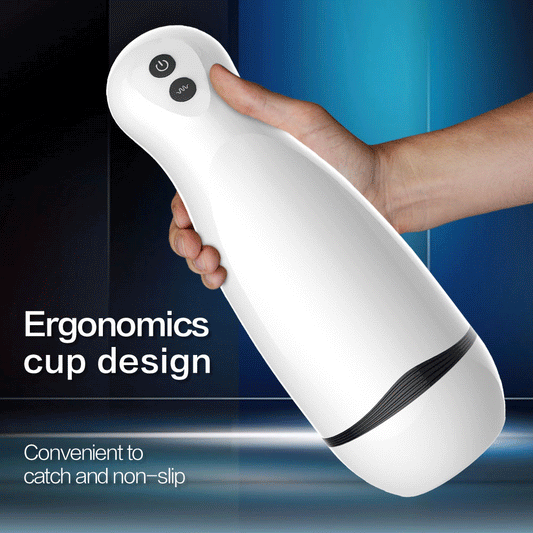 Rechargeable Vibration Masturbation Cup for Intense Pleasure