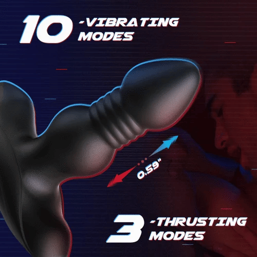 Hale Prostate Massager - Wireless Remote Control for Pleasurable Thrusts and Vibrations