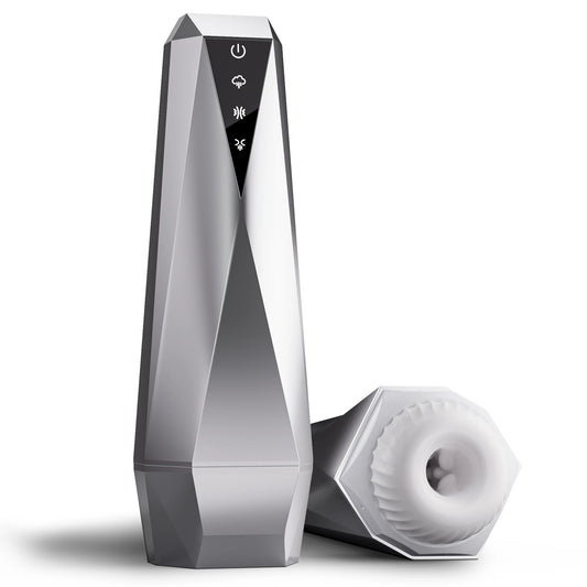 HeartCaptor Automatic Sucking Masturbator Cup Vibrating Stroker 3 Modes ABS TPE