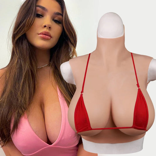 HeartCaptor Medical-Grade Silicone Breast Forms for Women Cosplay Costume Enhancer