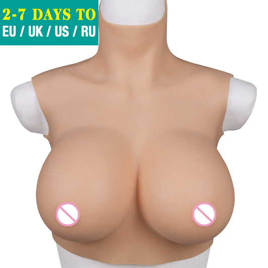 HeartCaptor Silicone Breast Forms Prosthesis for Mastectomy Crossdresser Cosplay Chest Enhancer
