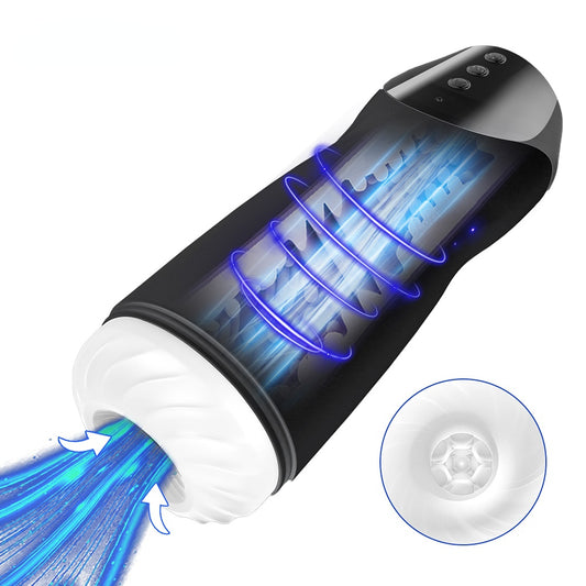 Interactive Voice-Controlled Sucking & Vibrating Masturbation Cup