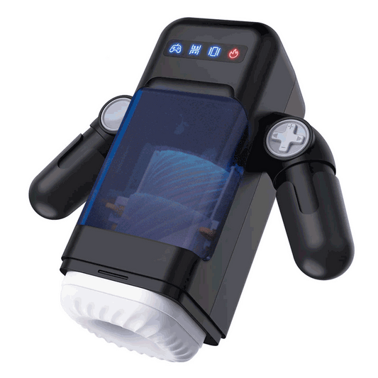 Advanced Telescopic Vibrating Masturbator with Heating