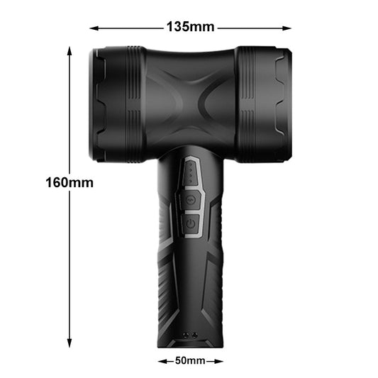 Thor's Hammer Inverted Double-Headed Masturbation Cup for Intense Pleasure