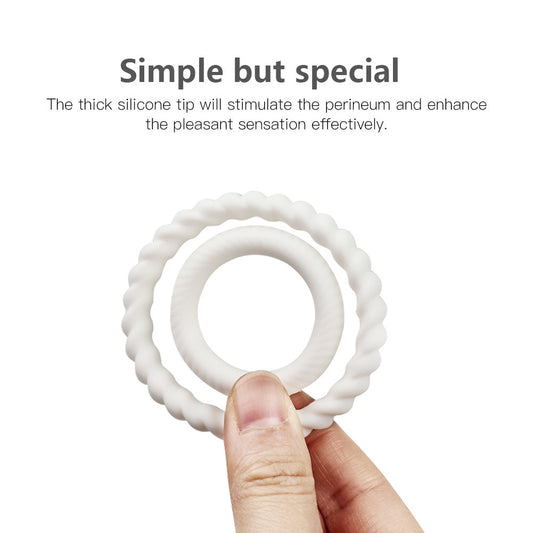 Silicone Dual Penis Ring - Enhanced Pleasure for Men