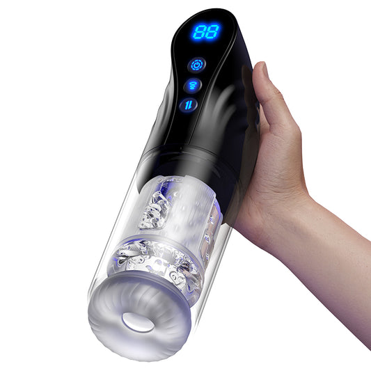 3-in-1 Advanced Male Masturbator with Rotating and Sucking Features