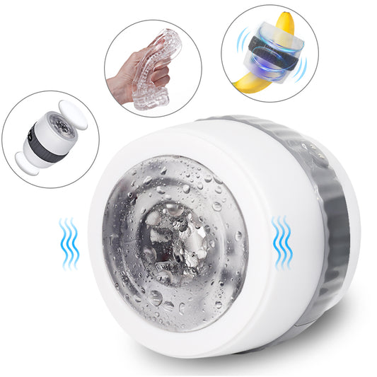 Powerful Dual Motor Masturbator Cup with Real-Feel Textures