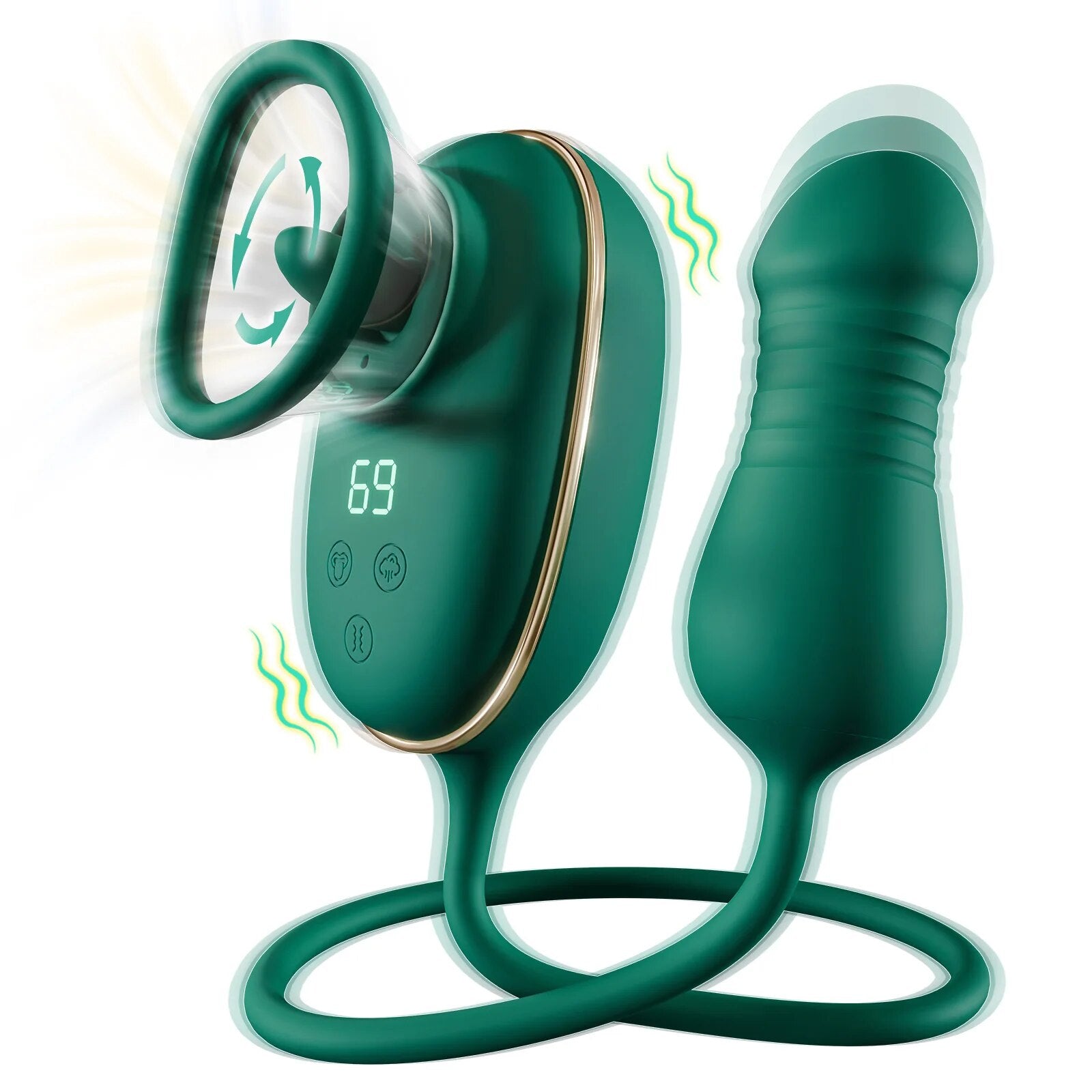 Clitoral Vibrator Sucking and Licking Tongue Sex Toy for Women - HeartCaptor