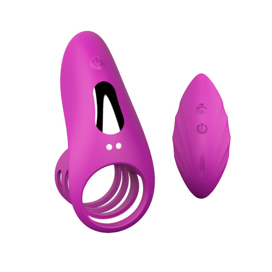 Silicone Penis Ring with USB Charging and Remote Control