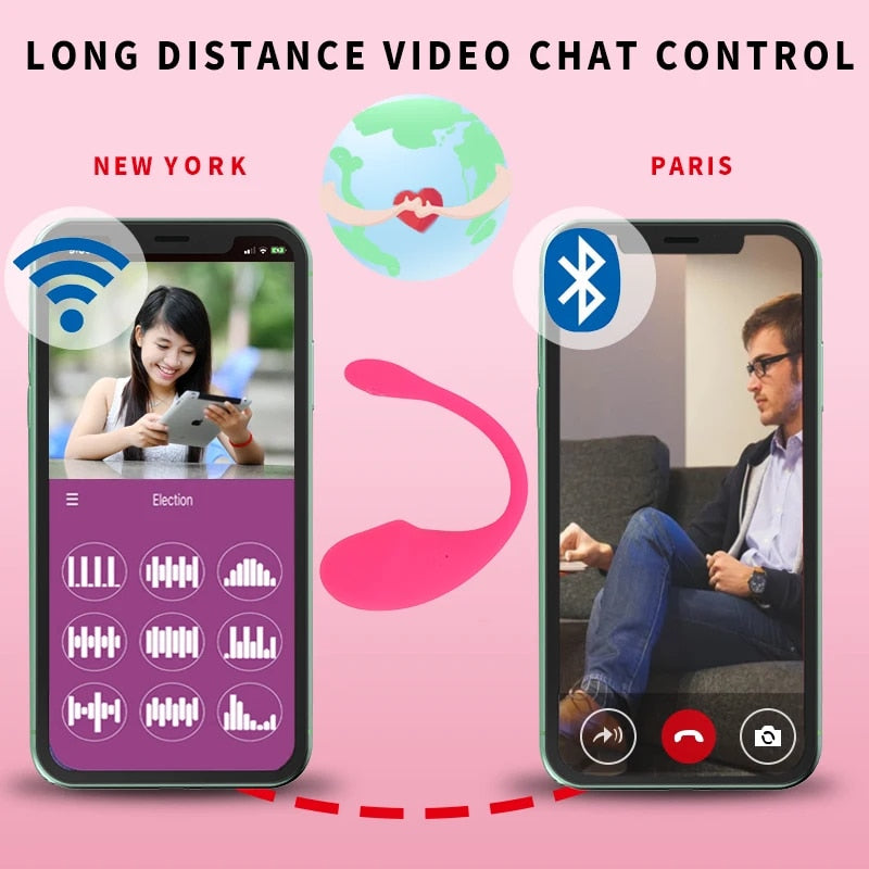 Wearable Bluetooth Vibrator for Women Remote Control App - HeartCaptor