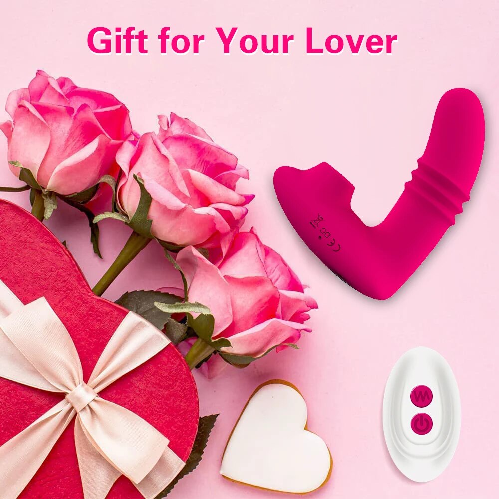 Remote Control Clitoral Sucking Vibrator for Women - HeartCaptor