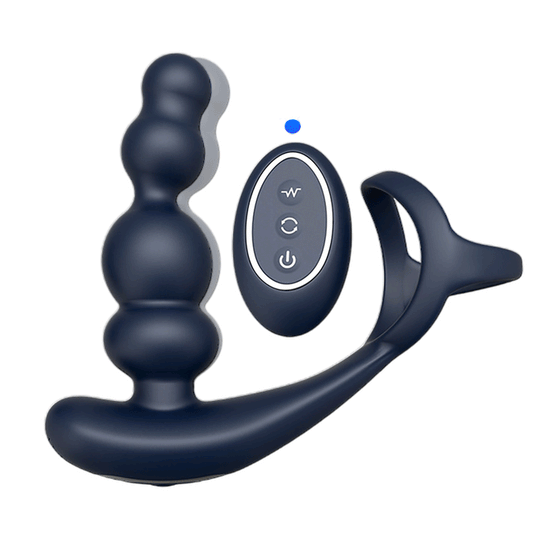 360° Rotating Wireless Prostate Massager with Remote Control