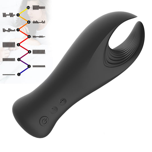 Silicone Vibrating Masturbator Cup for Enhanced Pleasure