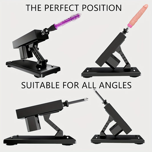 Adjustable Sex Machine: Realistic Dildo & Auto Masturbation Cup
