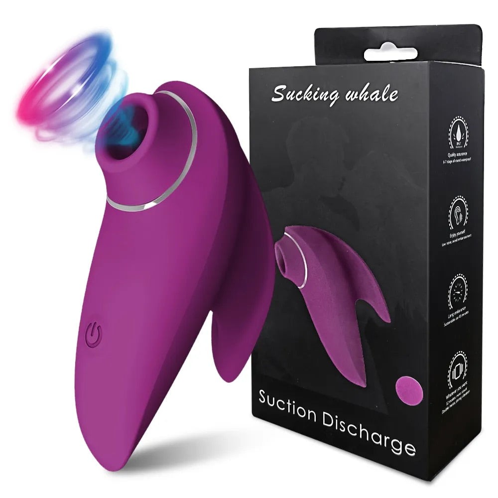 Clit Sucker Vibrator for Women - Oral Vacuum Suction Stimulator - HeartCaptor