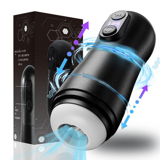 Diver Pro Telescopic Masturbator with Heating and Vibration Features