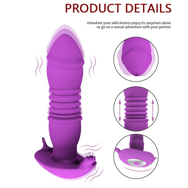 Remote Control Telescopic G-spot Vibrator - HeartCaptor