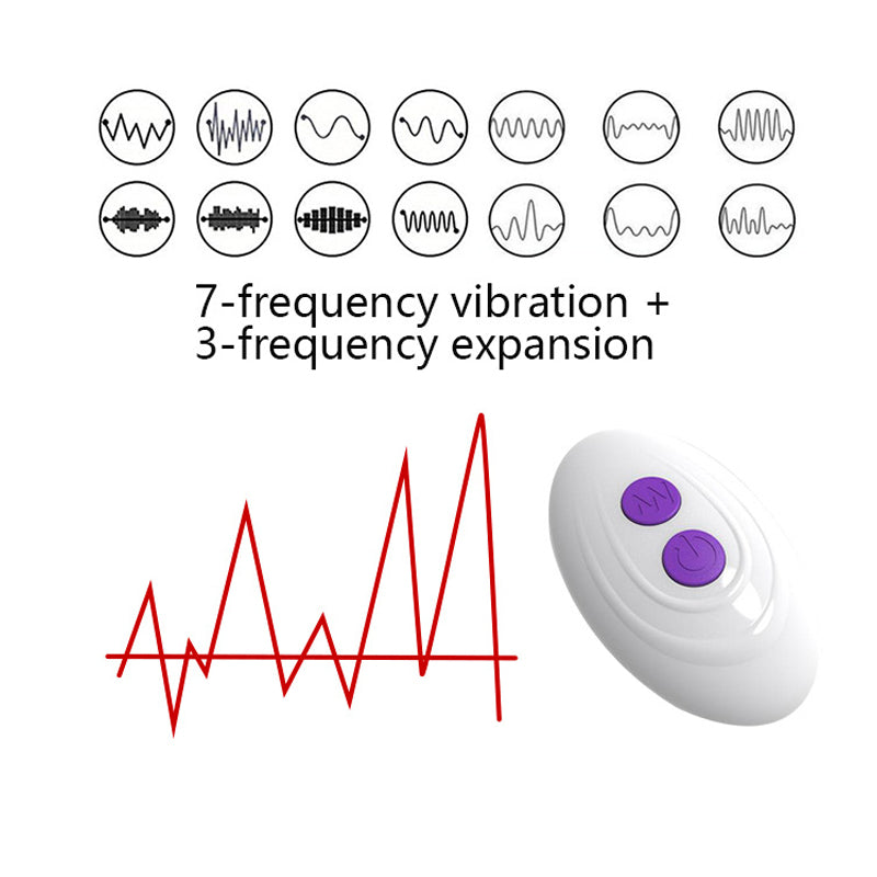 Remote Control Telescopic G-spot Vibrator - HeartCaptor